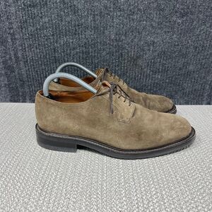 Sid Mashburn Five-Eyelet Blucher Chocolate Suede Oxfords Brown Mens 8.5 Dainite